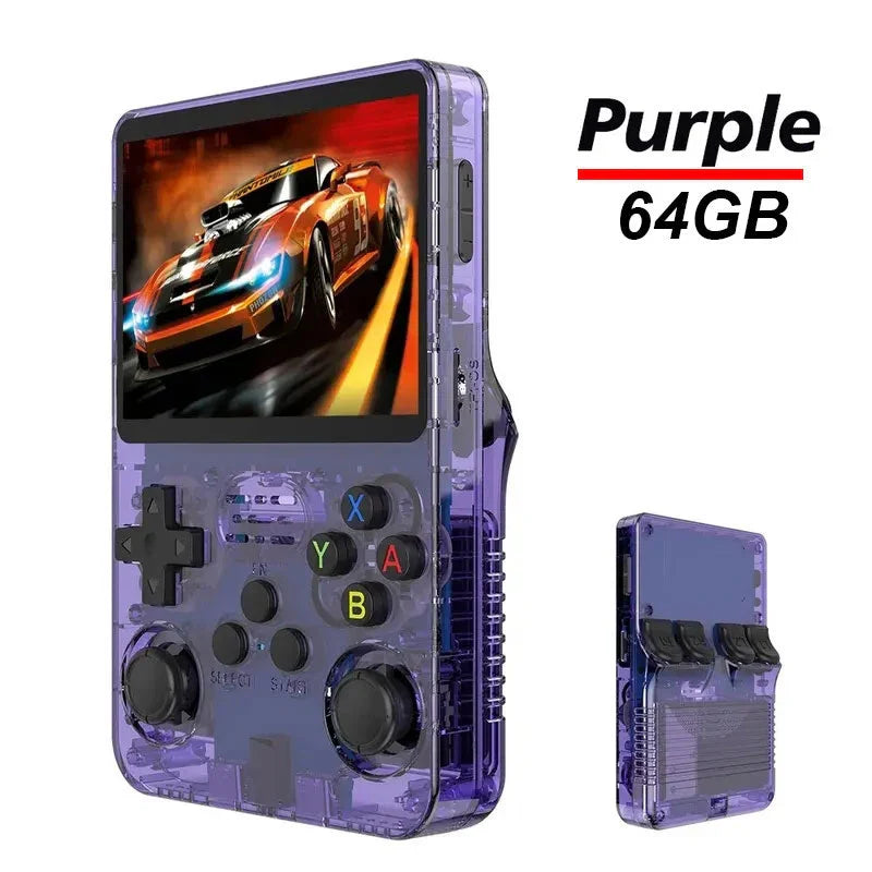 R36S Handheld Game Console with 3.5-Inch IPS, 20,000 Games, Arkos System