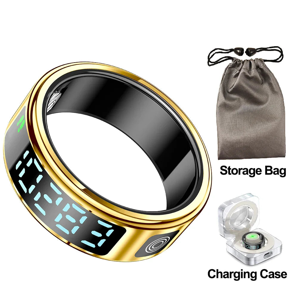 2025 SR08 Smart Ring with LED Display