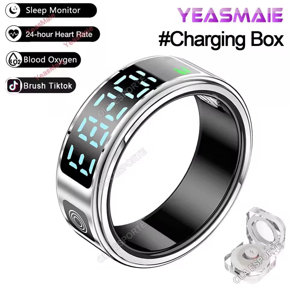 Waterproof Smart Ring for Xiaomi | Military Health Monitor | Gesture & Fitness Tracker 2025