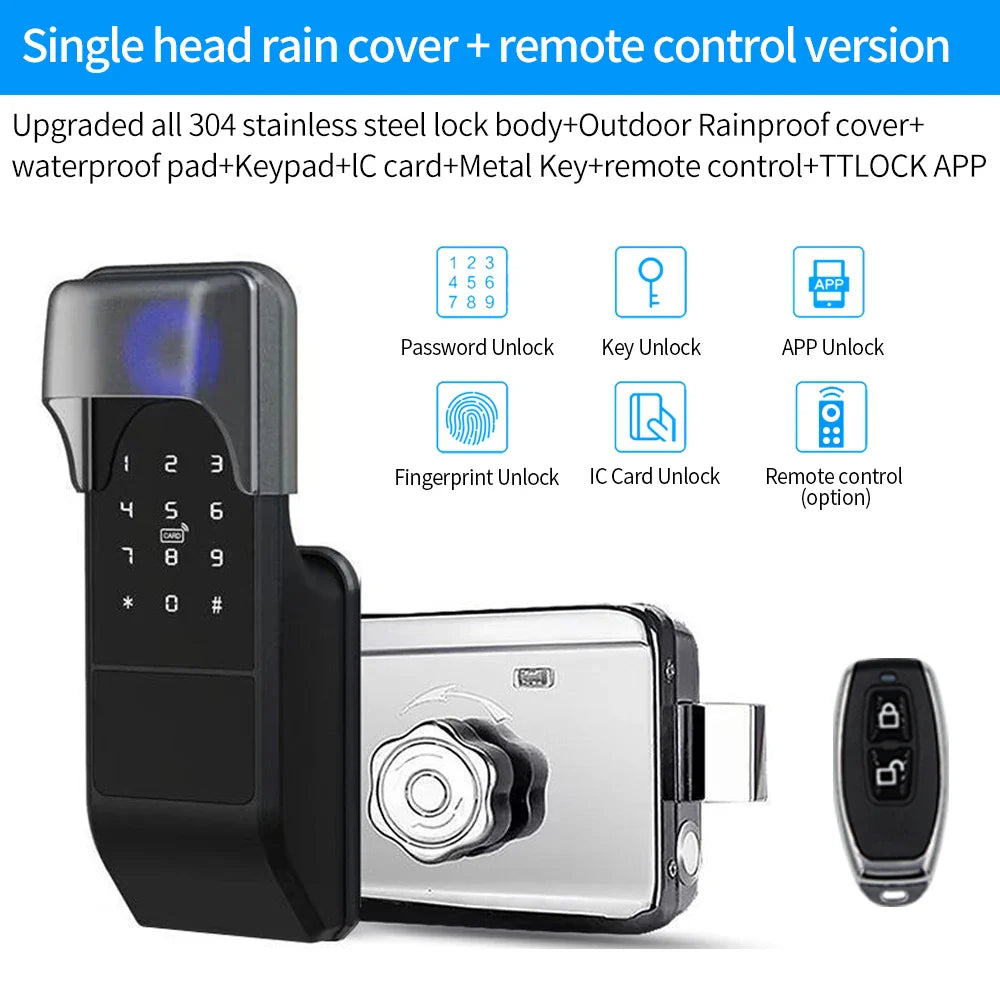 Bluetooth TTLOCK Fingerprint Lock