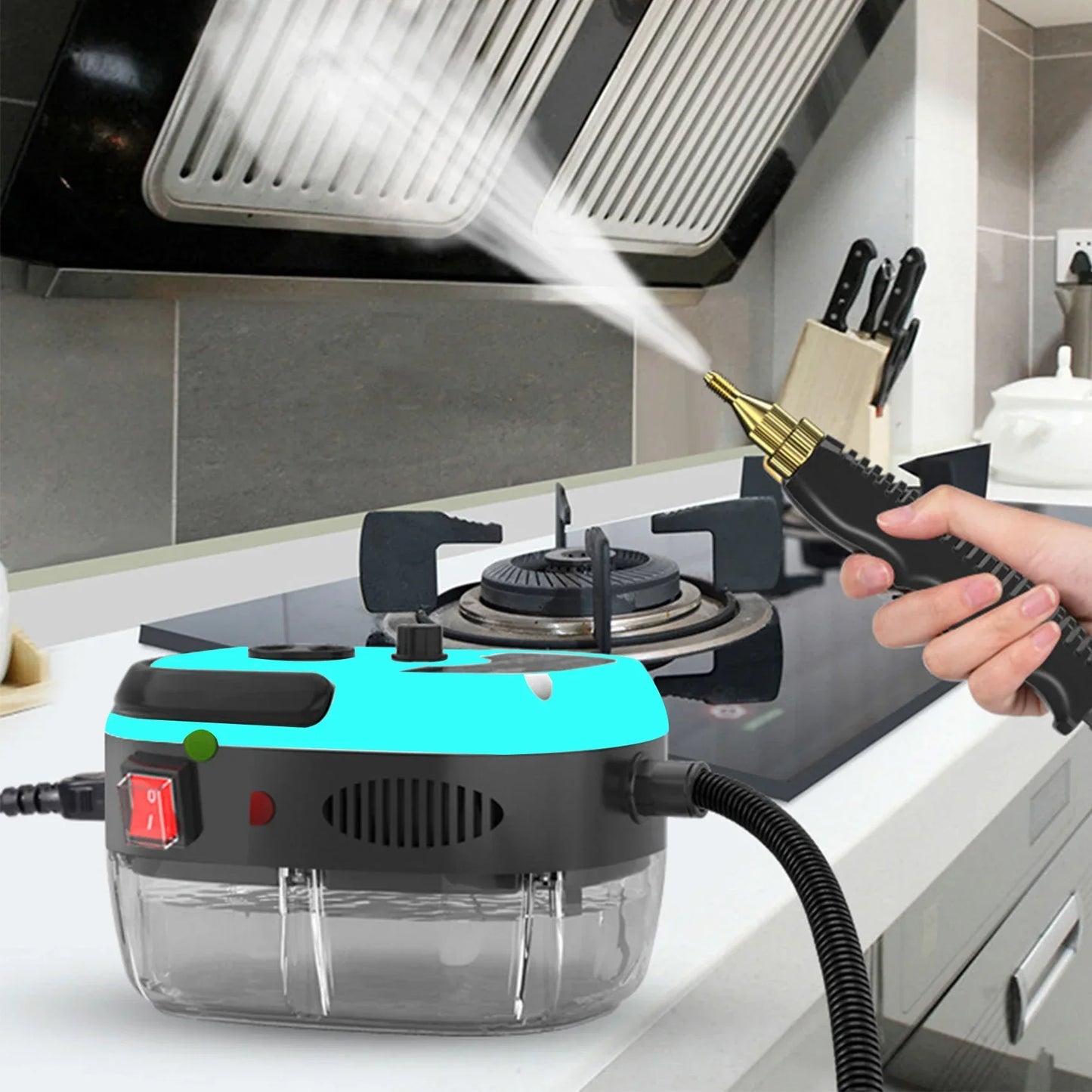 110V/220V High Pressure Handheld Steam Cleaner for Home & Car
