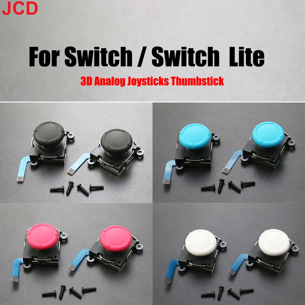 JCD Replacement 3D Joystick for Nintendo Switch & Lite - Analog Thumb Stick Repair Tool