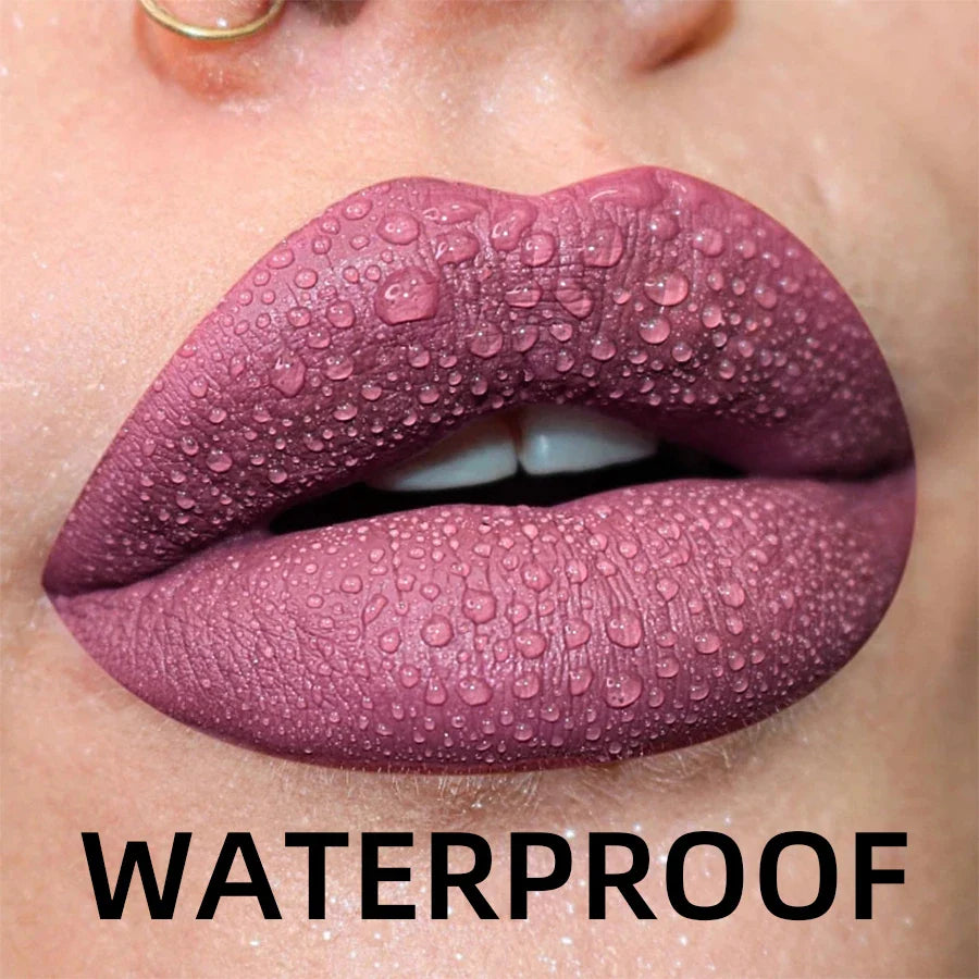 19 Colors Matte Velvet Lip Gloss - Waterproof, Long-lasting & Hydrating