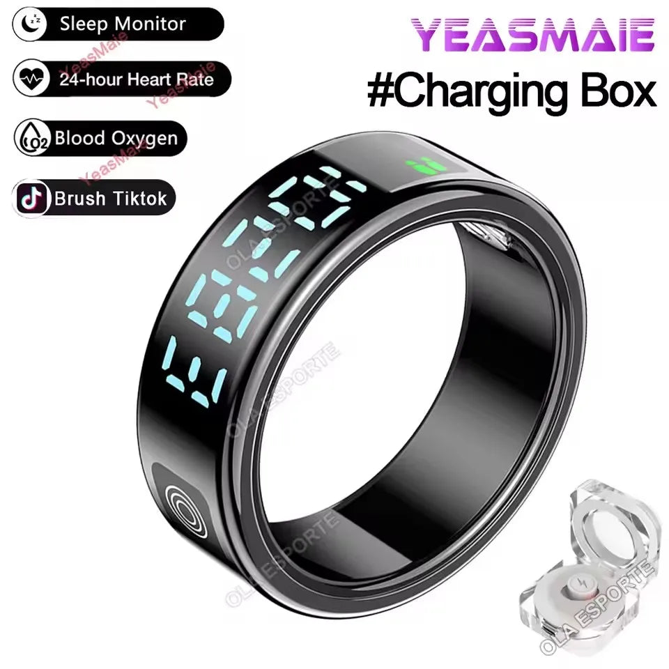 Waterproof Smart Ring for Xiaomi | Military Health Monitor | Gesture & Fitness Tracker 2025