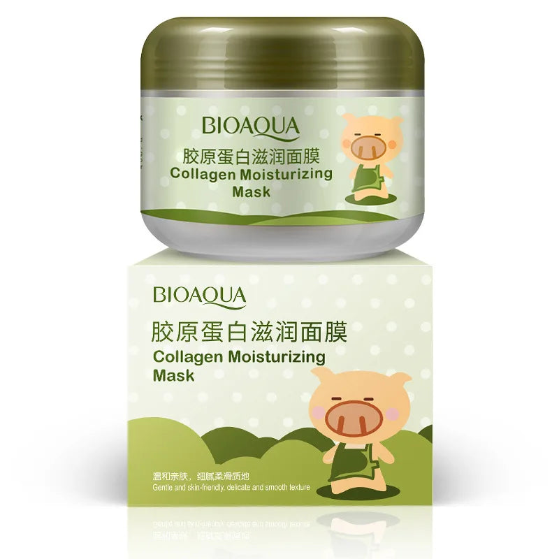 BIOAQUA Collagen Bubble Clay Mask for Deep Cleaning & Oil Control