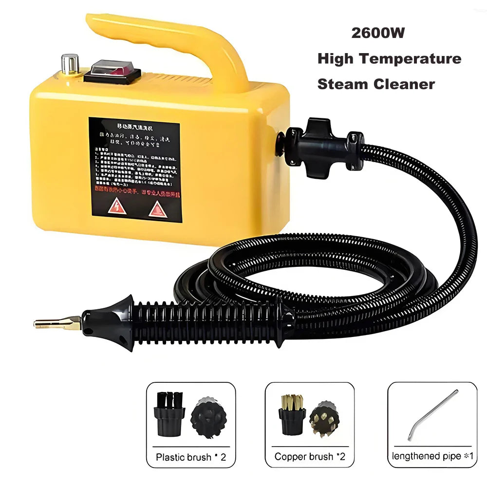 2600W Portable High Temp Steam Cleaner for Home & Car