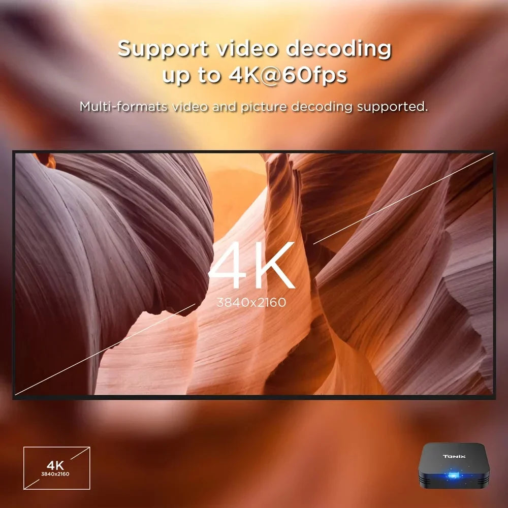 Tanix TX1 Android 10 TV Box | 4K Media Player with 2.4G WiFi & 16GB Storage