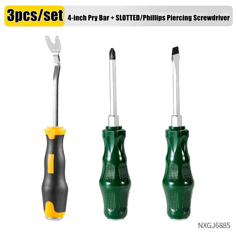 Auto Clip Pliers Car Fastener Trim Rivet Removal Tool Kit for Door Panel & Upholstery