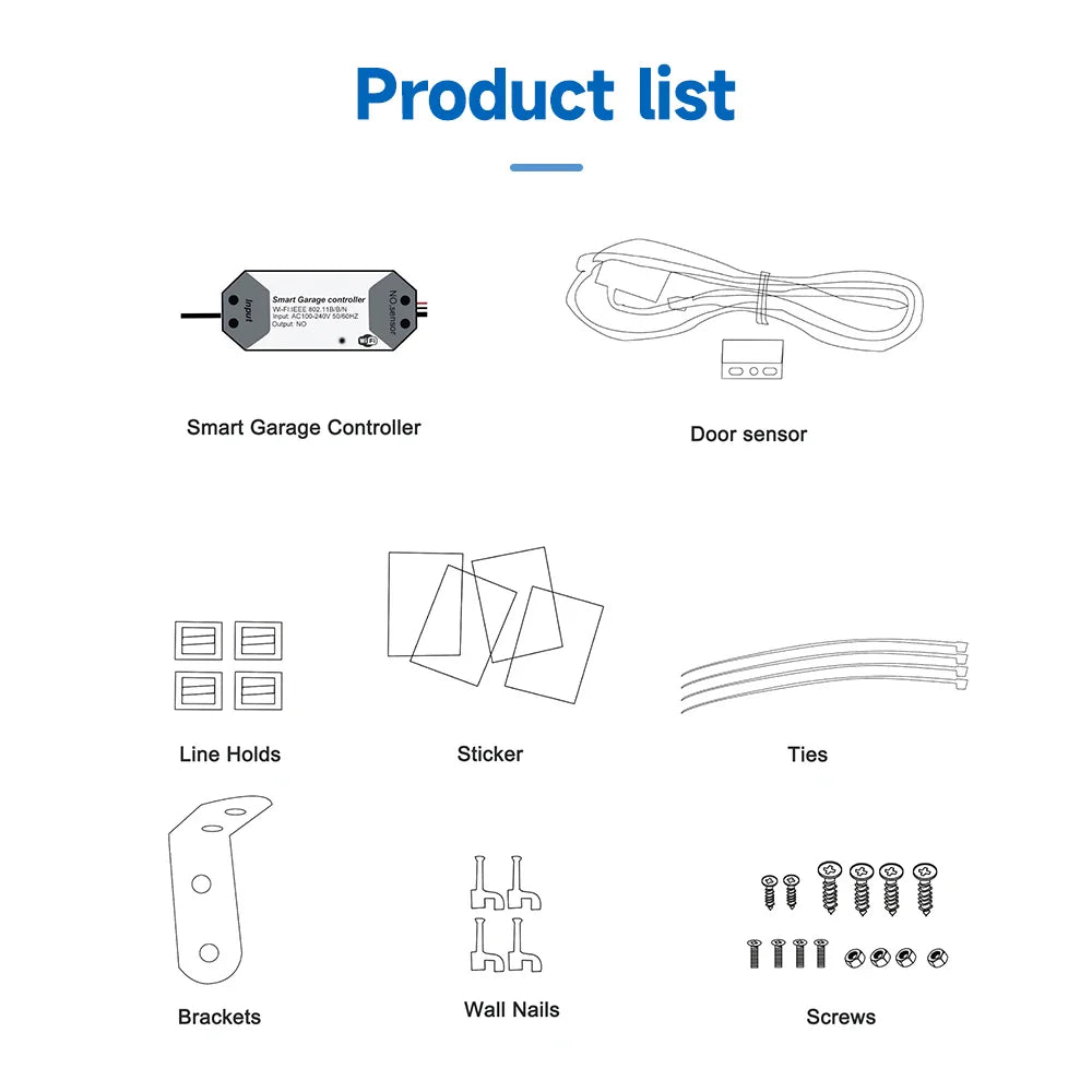 Smart WiFi Garage Door Controller