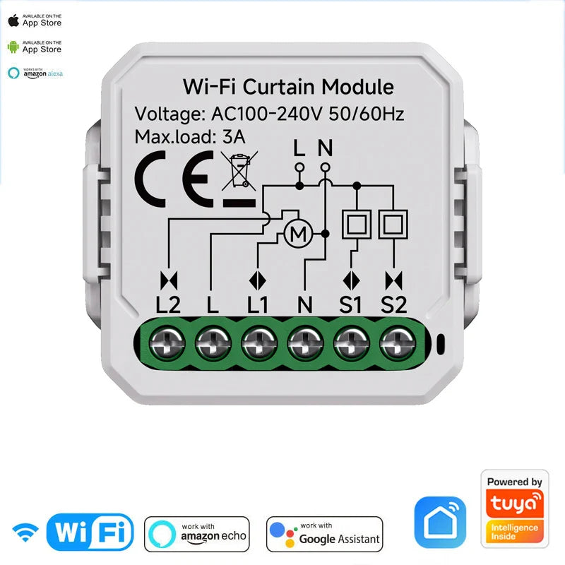 Smart WiFi ZigBee Curtain Module