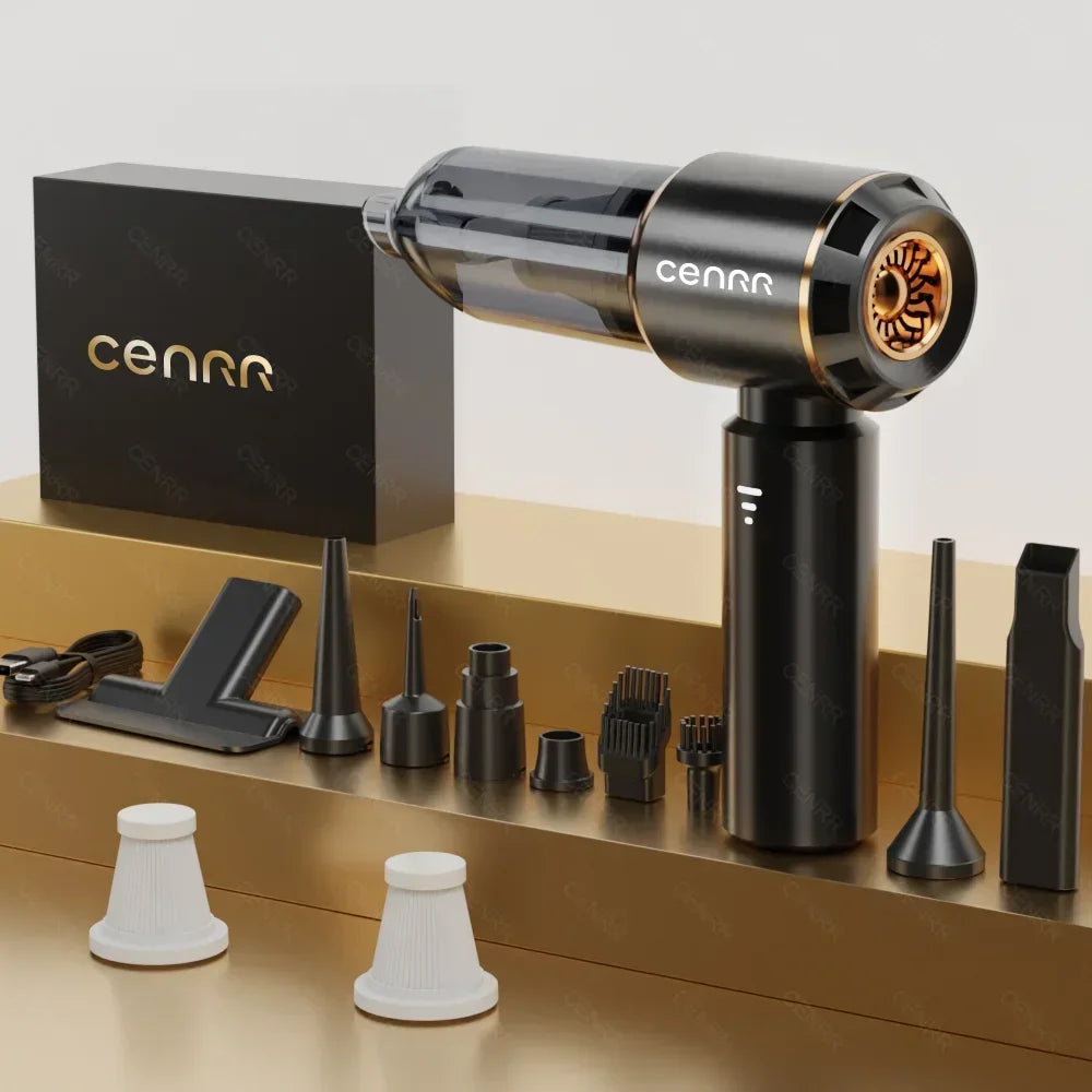 CENRR 998000PA Car Vacuum Cleaner - Cordless, Powerful, and Portable