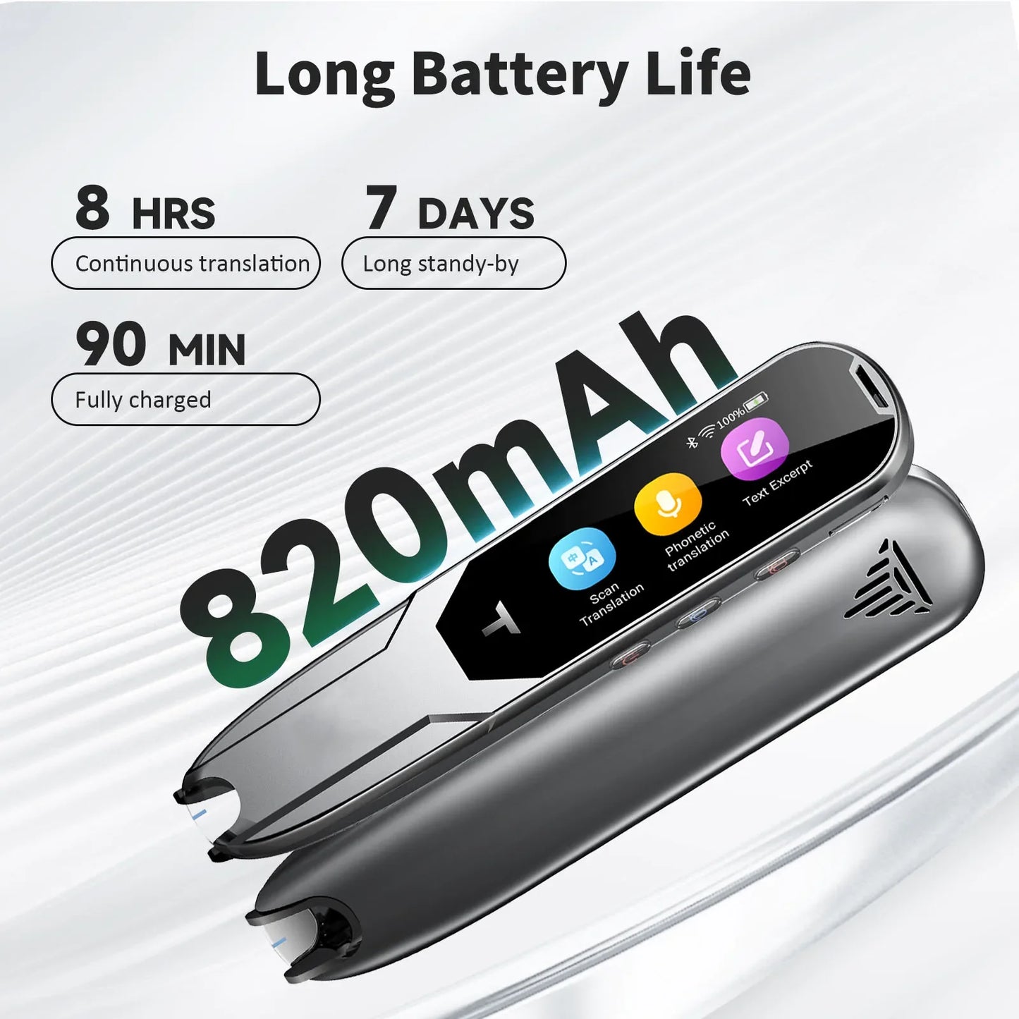 X10 Portable Scanning Reading Pen Translator - 112 Languages, WiFi, Smart Dictionary