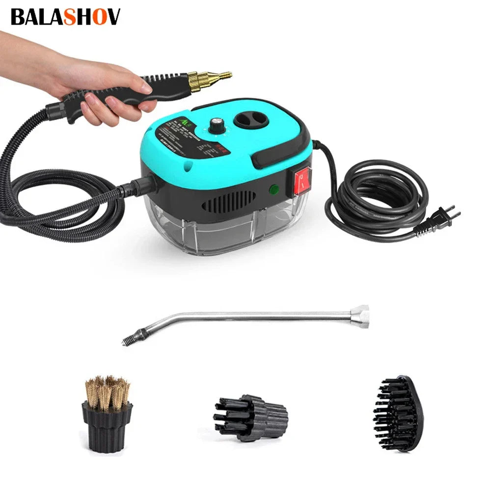 110V/220V High Pressure Handheld Steam Cleaner for Home & Car