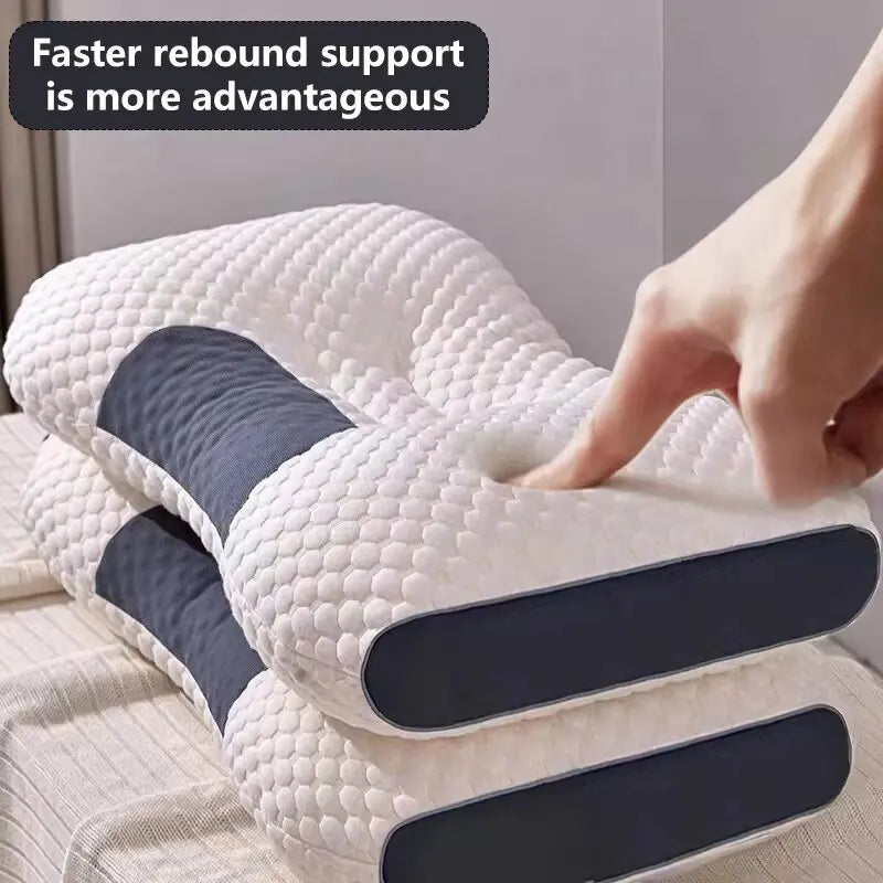 2025 Honeycomb Massage Pillow for Cervical Support and Sleep Aid