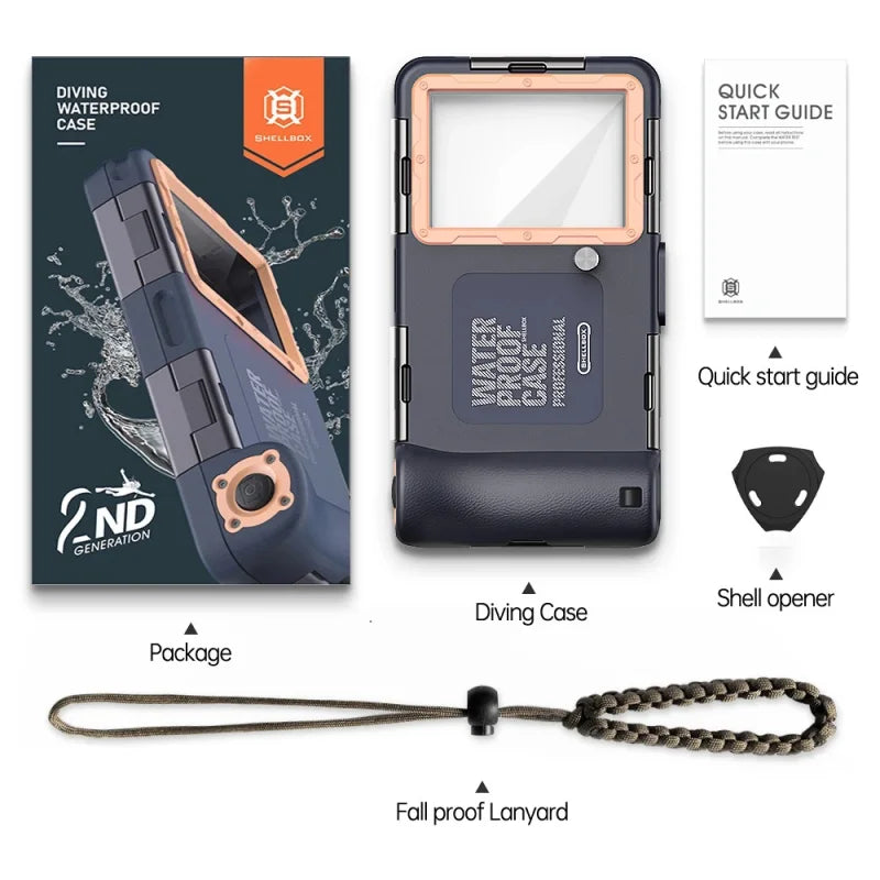 Waterproof Diving Phone Case for iPhone & Samsung - Explore 15m Deep
