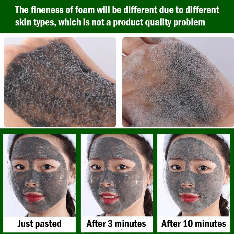 BIOAQUA Collagen Bubble Clay Mask for Deep Cleaning & Oil Control