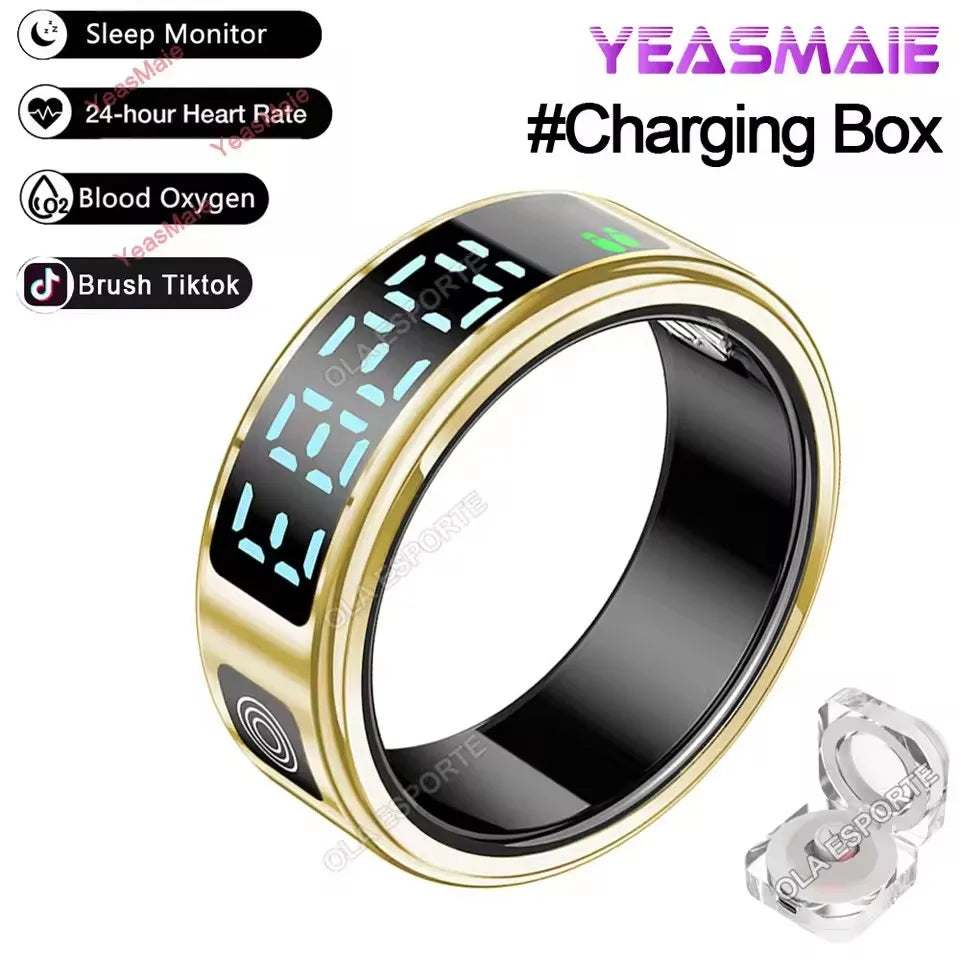 Waterproof Smart Ring for Xiaomi | Military Health Monitor | Gesture & Fitness Tracker 2025