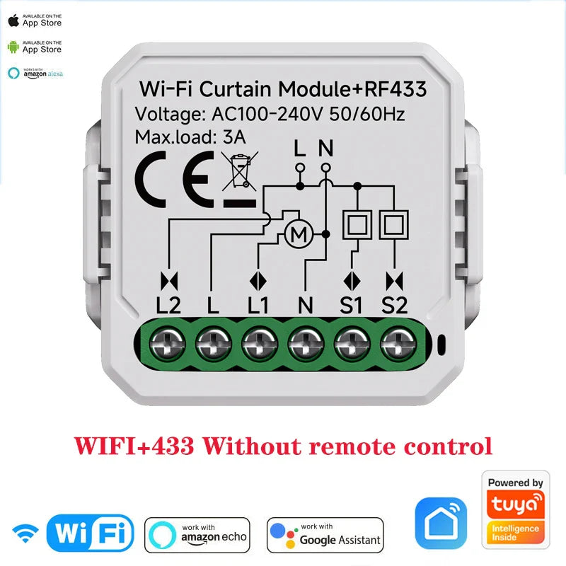 Smart WiFi ZigBee Curtain Module