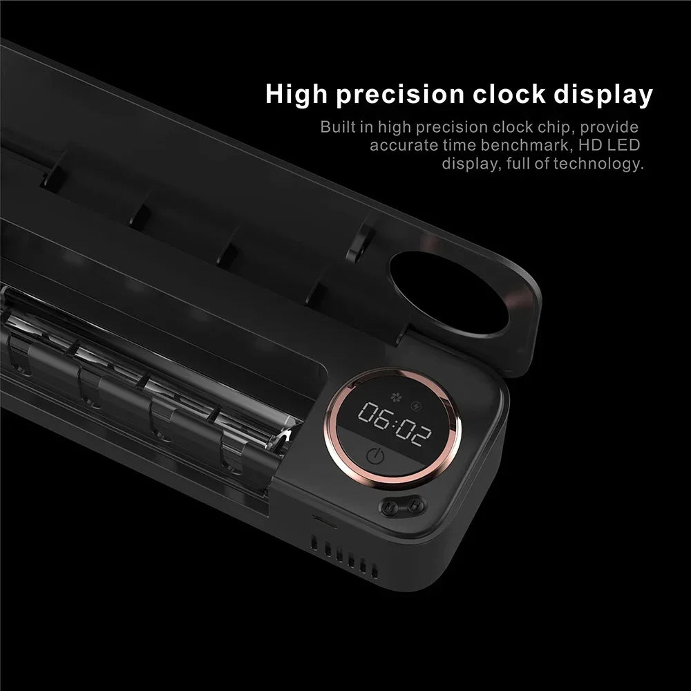Xiaomi UV Toothbrush Holder Sterilizer with LED Display - Wall-Mount, Rechargeable