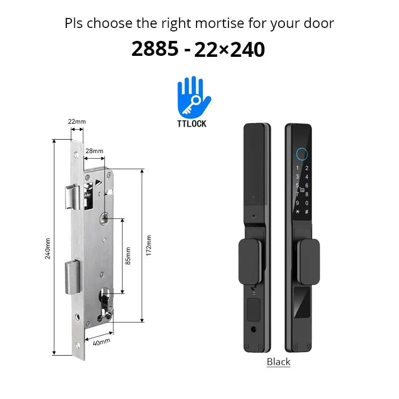 Waterproof Smart Lock with TTLock App