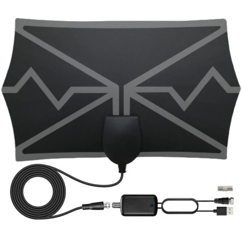 4K 25dB Smart TV Antenna for Motorhomes & Camping, DVB-T2 1080P Aerial with Amplifier