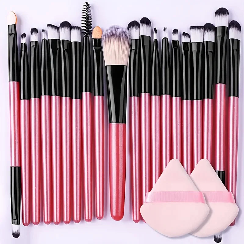 Portable 8/22/34Pcs Makeup Brush Set - Soft, Versatile Beauty Tool Kit