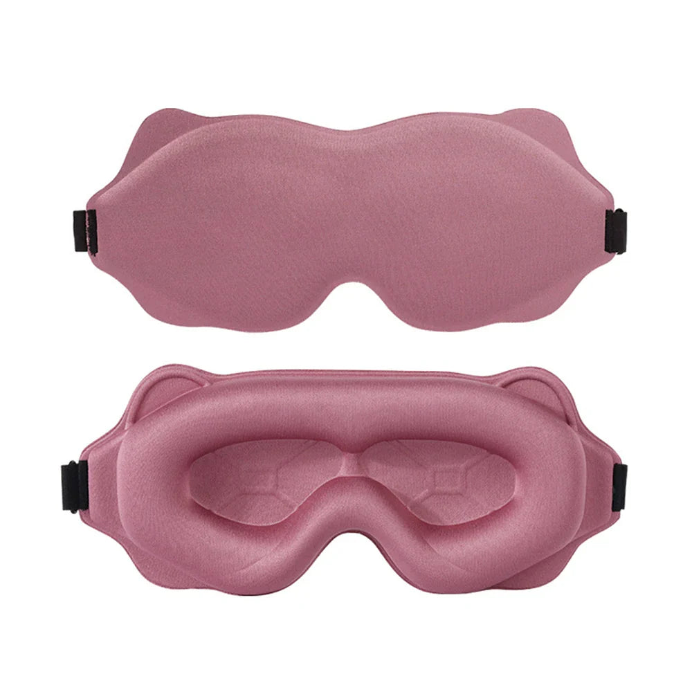 3D Sleeping Mask - Light Blocking, Soft Eye Mask for Travel & Sleep