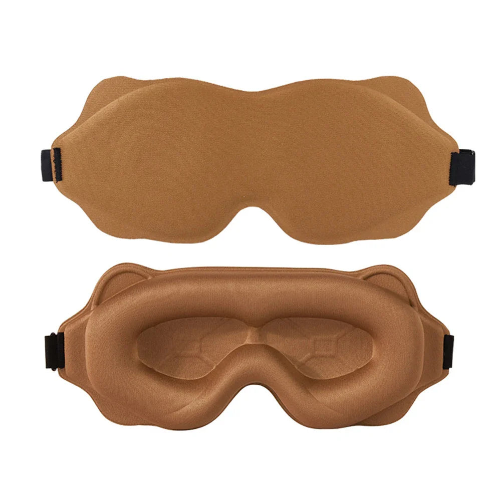 3D Sleeping Mask - Light Blocking, Soft Eye Mask for Travel & Sleep