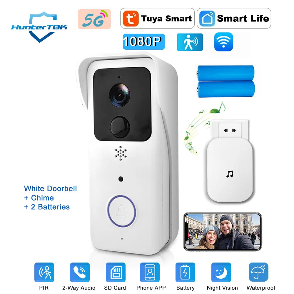 5G 2.4G WiFi Video Doorbell