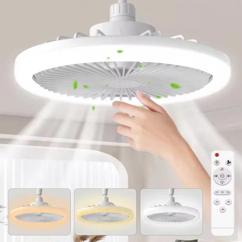 Modern 25cm Ceiling Fan with LED