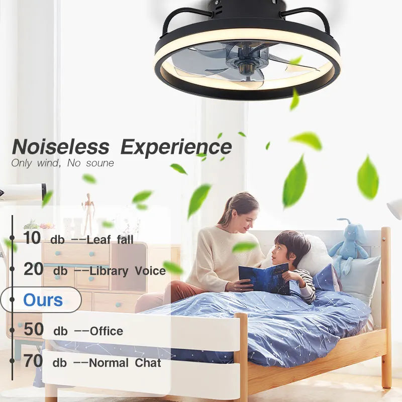 Smart LED Ceiling Fan with Remote