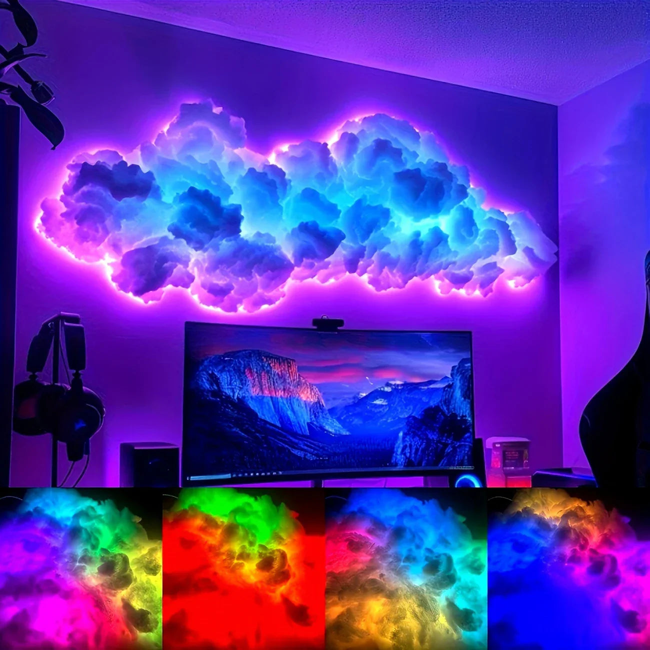 Smart Cloud Lamp - Thundercloud Music Light