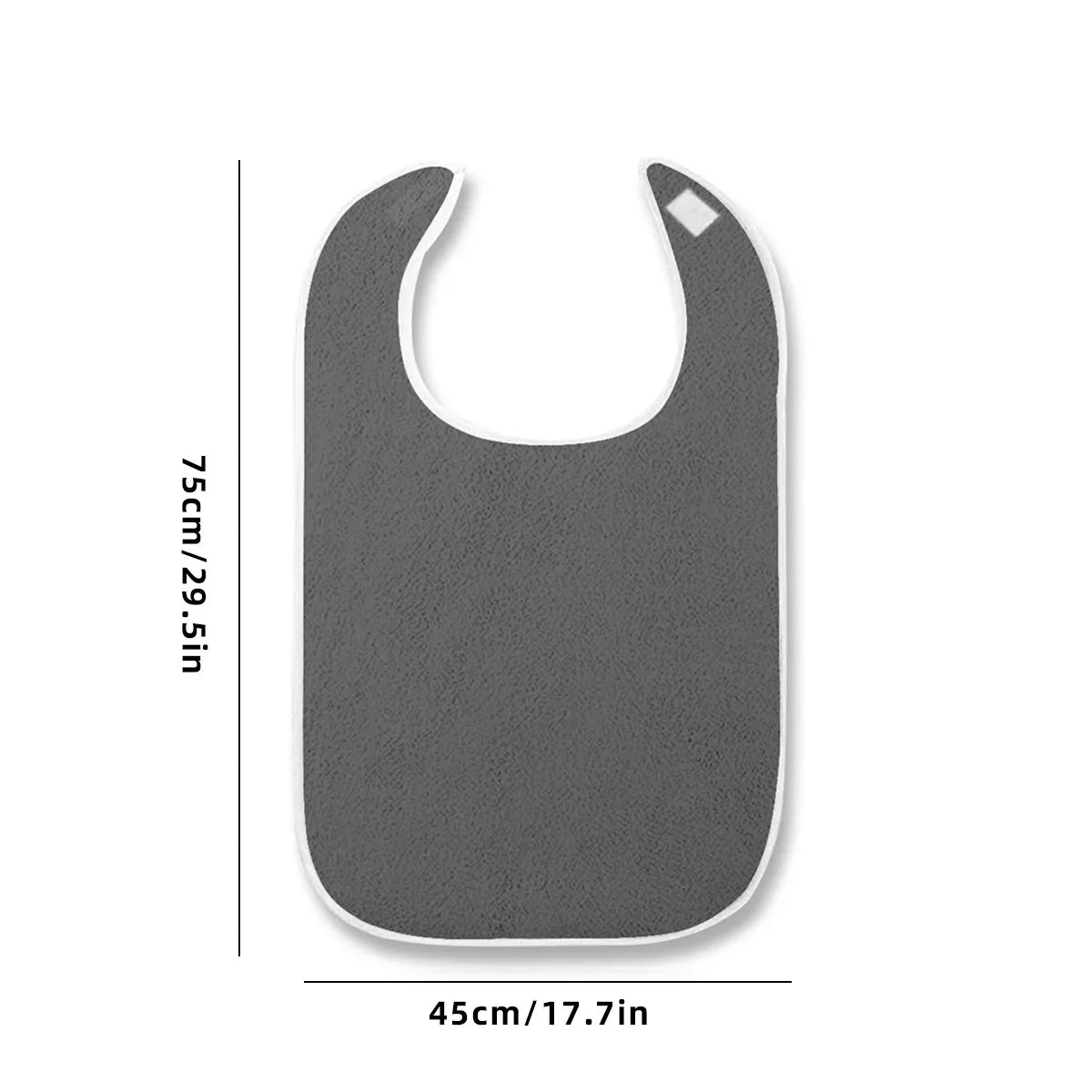 Adjustable Adult Bibs - Machine Washable, Prevents Spills & Drooling, Ideal for Elderly