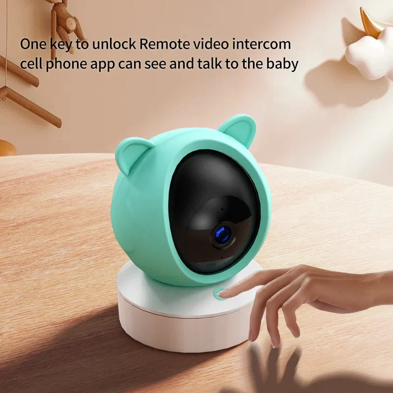 Smart WiFi Baby Monitor with Mobile Phone Connectivity - 5" HD Video Surveillance Camera