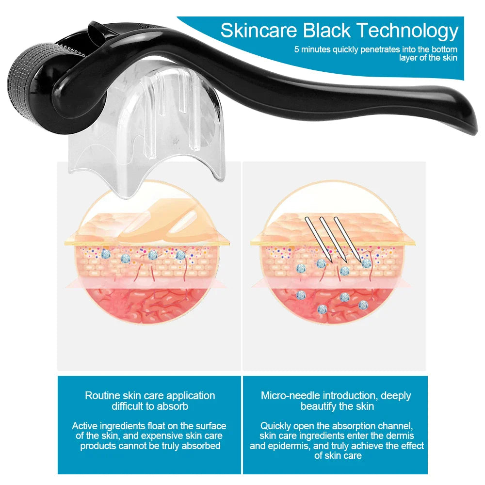 540 Microneedles Derma Roller for Hair & Skin Care - Dr.imp