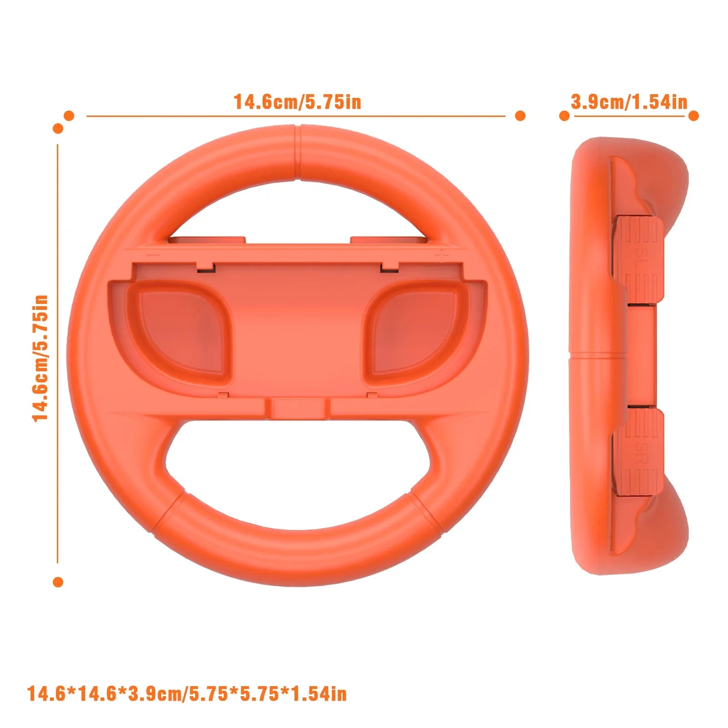 2 Pcs Racing Steering Wheels - Nintendo Switch Accessories