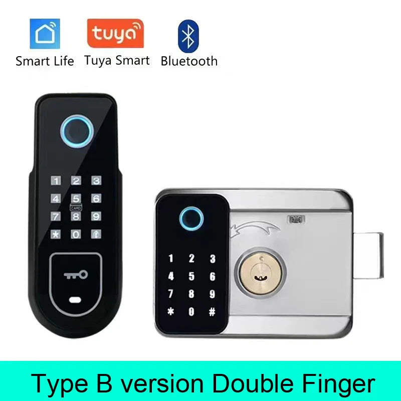 Bluetooth Tuya App Fingerprint Smart Door Lock | Secure, Smart, and Convenient Access