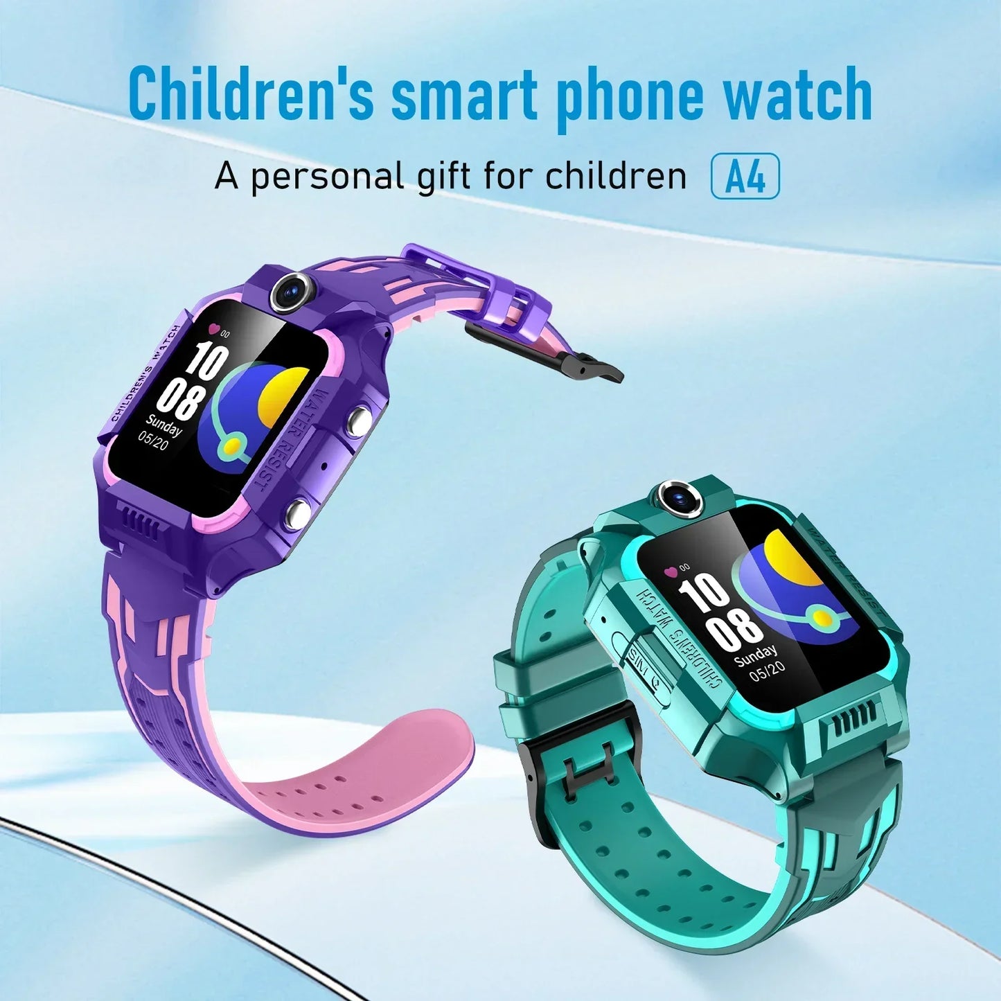 4G Kids Smart Watch with GPS & Video Call | IP67 Waterproof Tracker