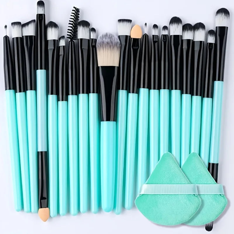 Portable 8/22/34Pcs Makeup Brush Set - Soft, Versatile Beauty Tool Kit
