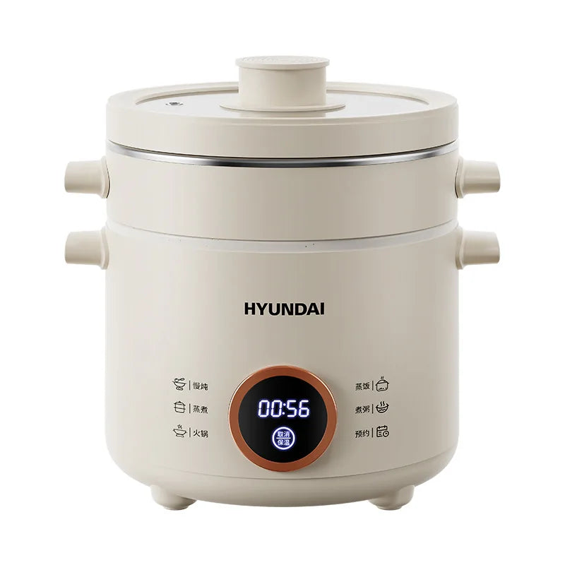 2L Electric Rice Cooker - Multicooker & Food Steamer, 220V