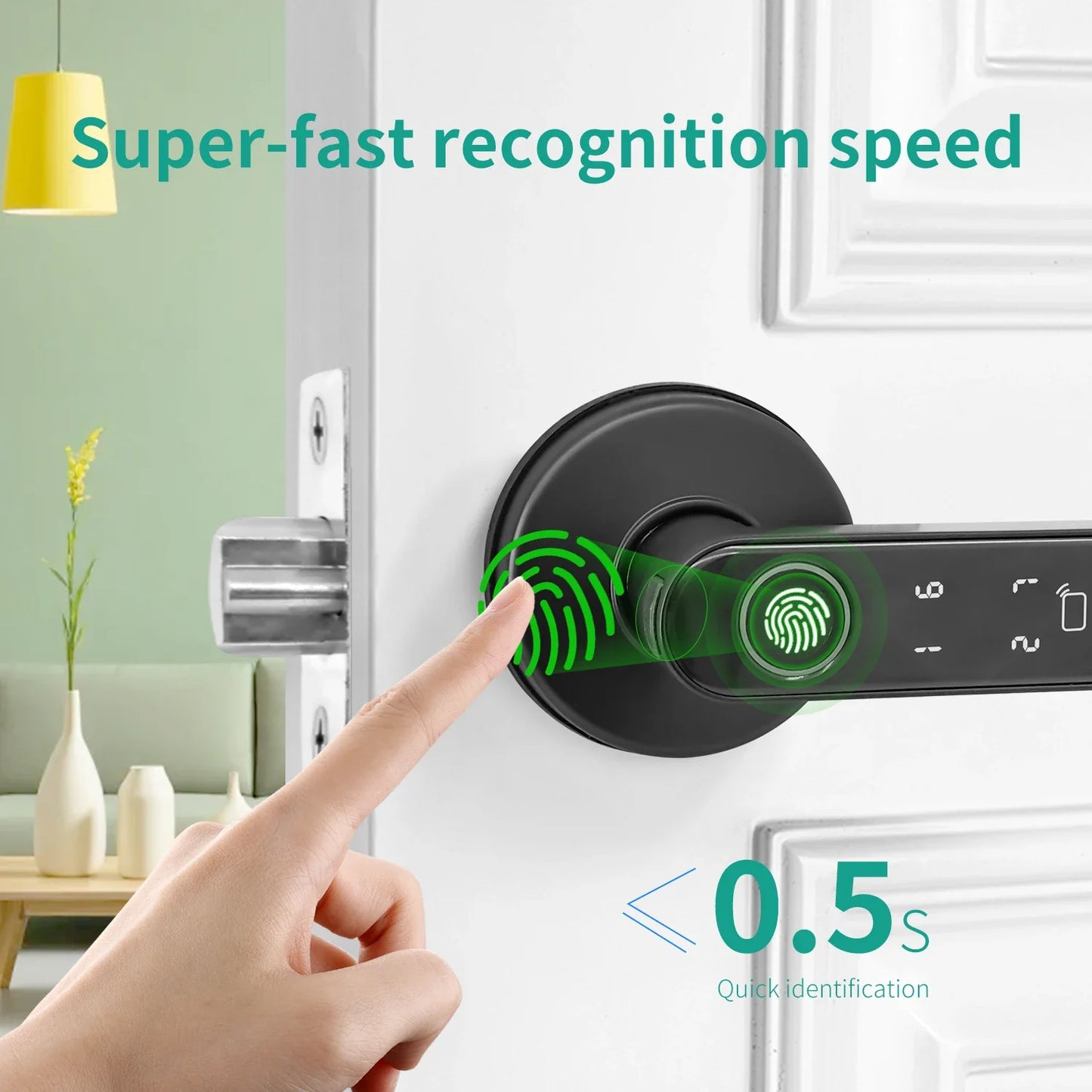 Tuya Smart Door Lock Handle