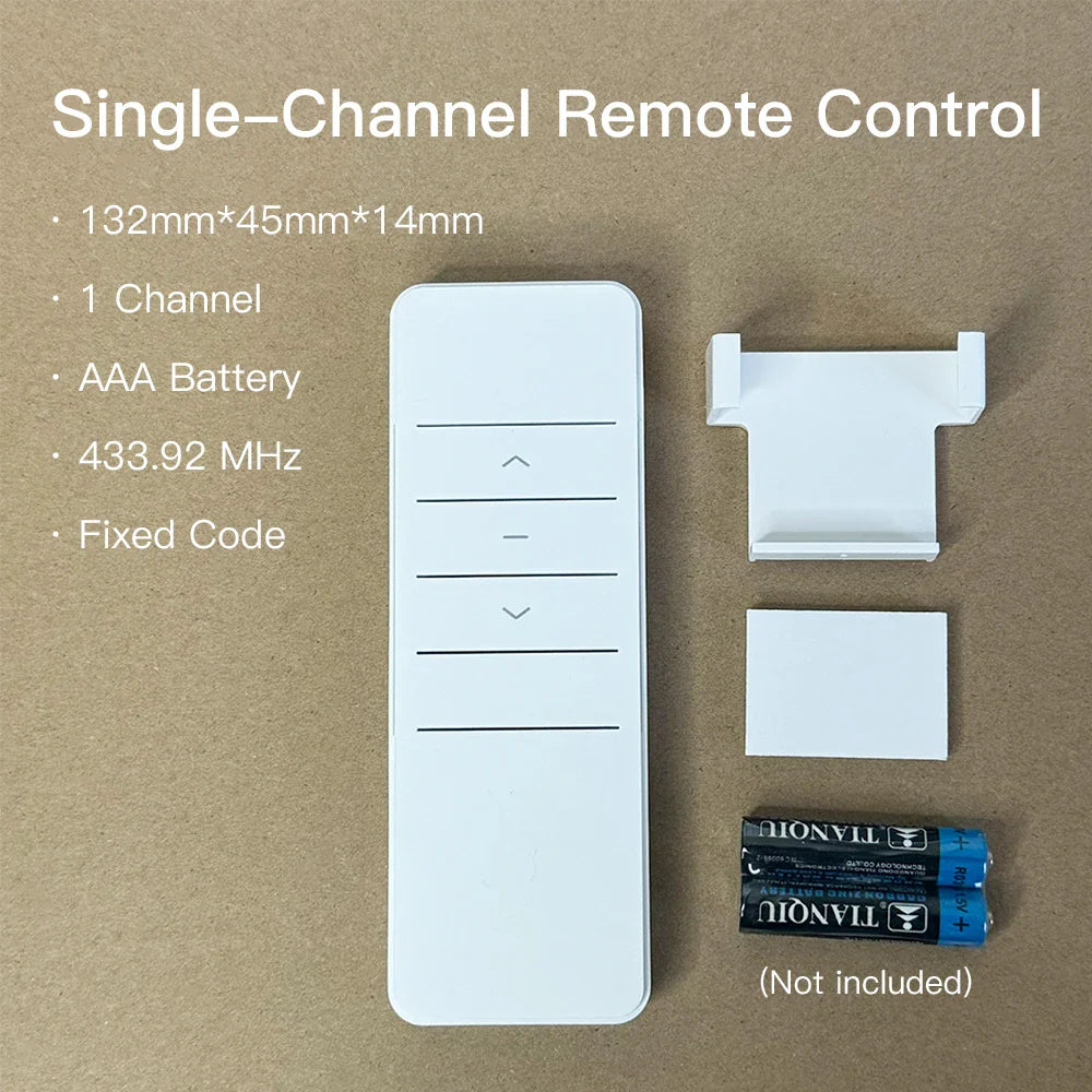 Smart Curtain Remote - RF 433.92 MHz