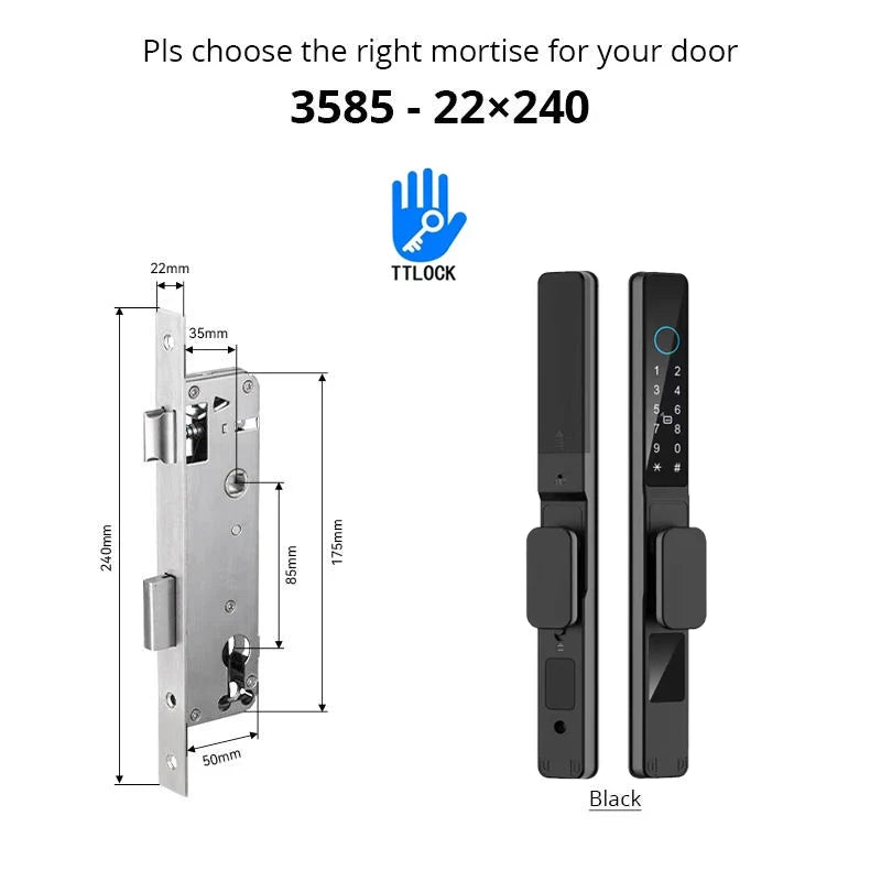 Waterproof Smart Lock with TTLock App