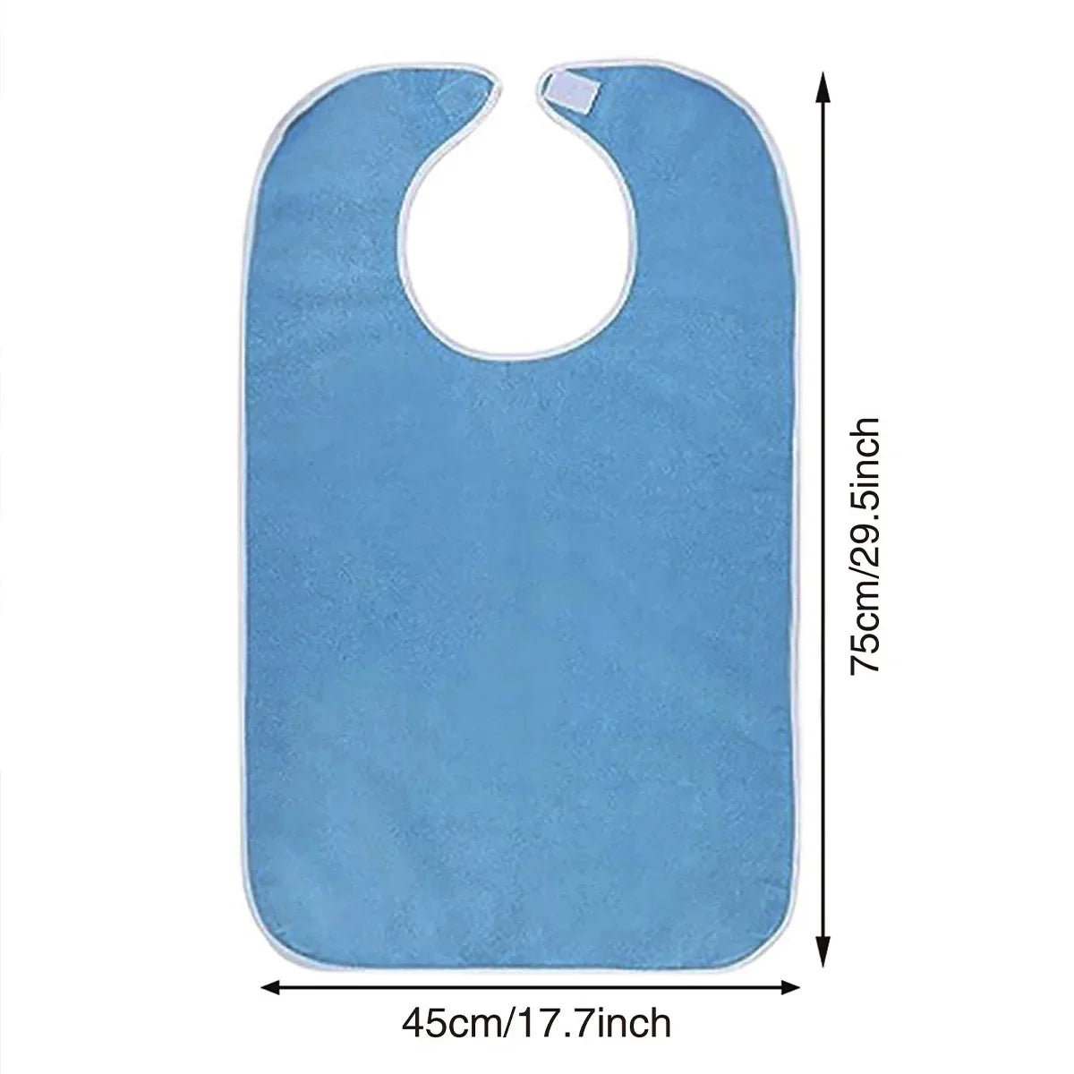Adjustable Adult Bibs - Machine Washable, Prevents Spills & Drooling, Ideal for Elderly