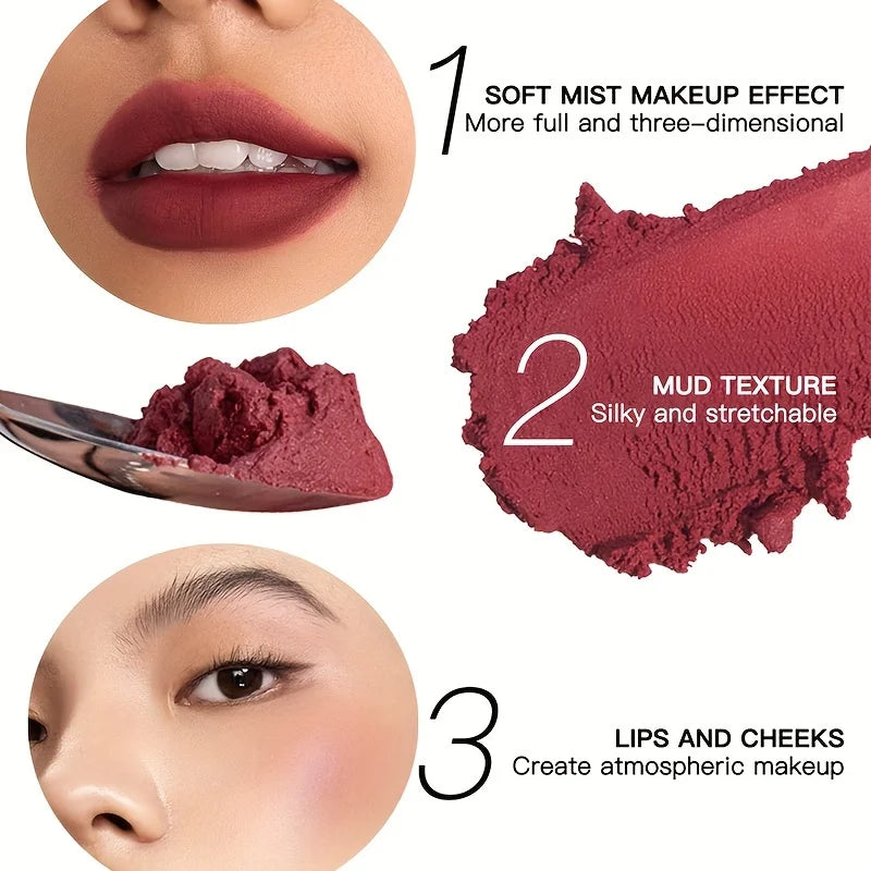 19 Colors Matte Velvet Lip Gloss - Waterproof, Long-lasting & Hydrating