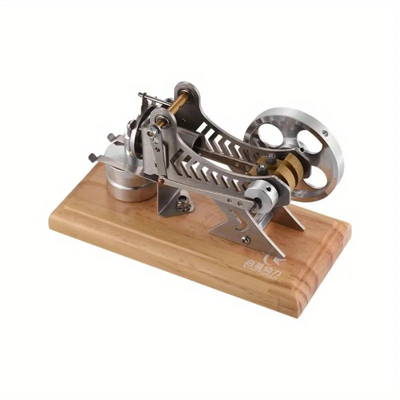Vacuum Stirling Engine Motor Model - Educational Hot Air Science Experiment Kit