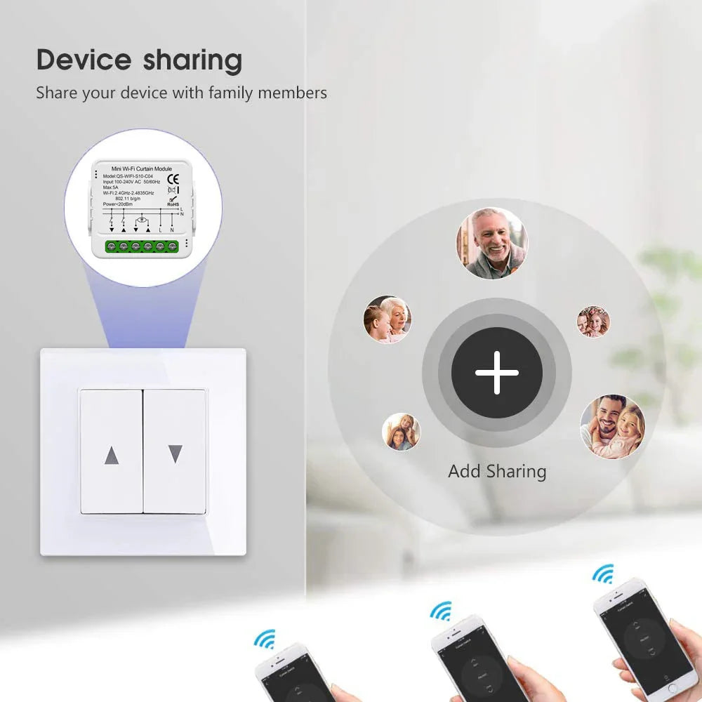 Smart Curtain Switch Module