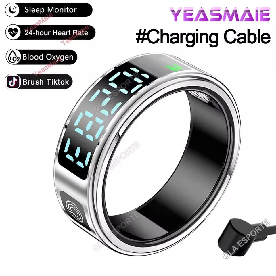 Waterproof Smart Ring for Xiaomi | Military Health Monitor | Gesture & Fitness Tracker 2025