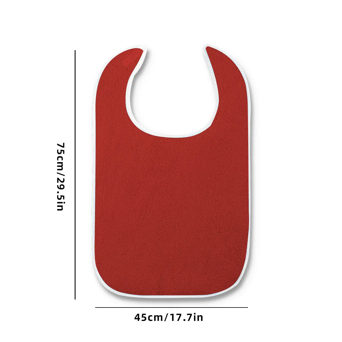 Adjustable Adult Bibs - Machine Washable, Prevents Spills & Drooling, Ideal for Elderly