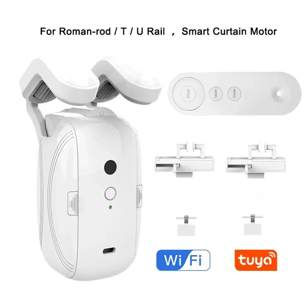 Smart Electric Curtain Motor with Voice Control